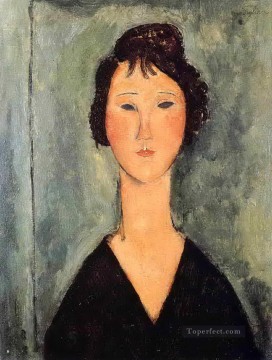  1919 Oil Painting - portrait of a woman 1919 Amedeo Modigliani